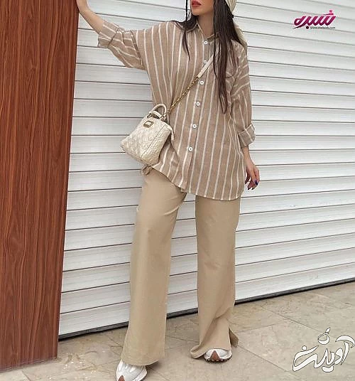 استایل تابستانی با مانتو لینن